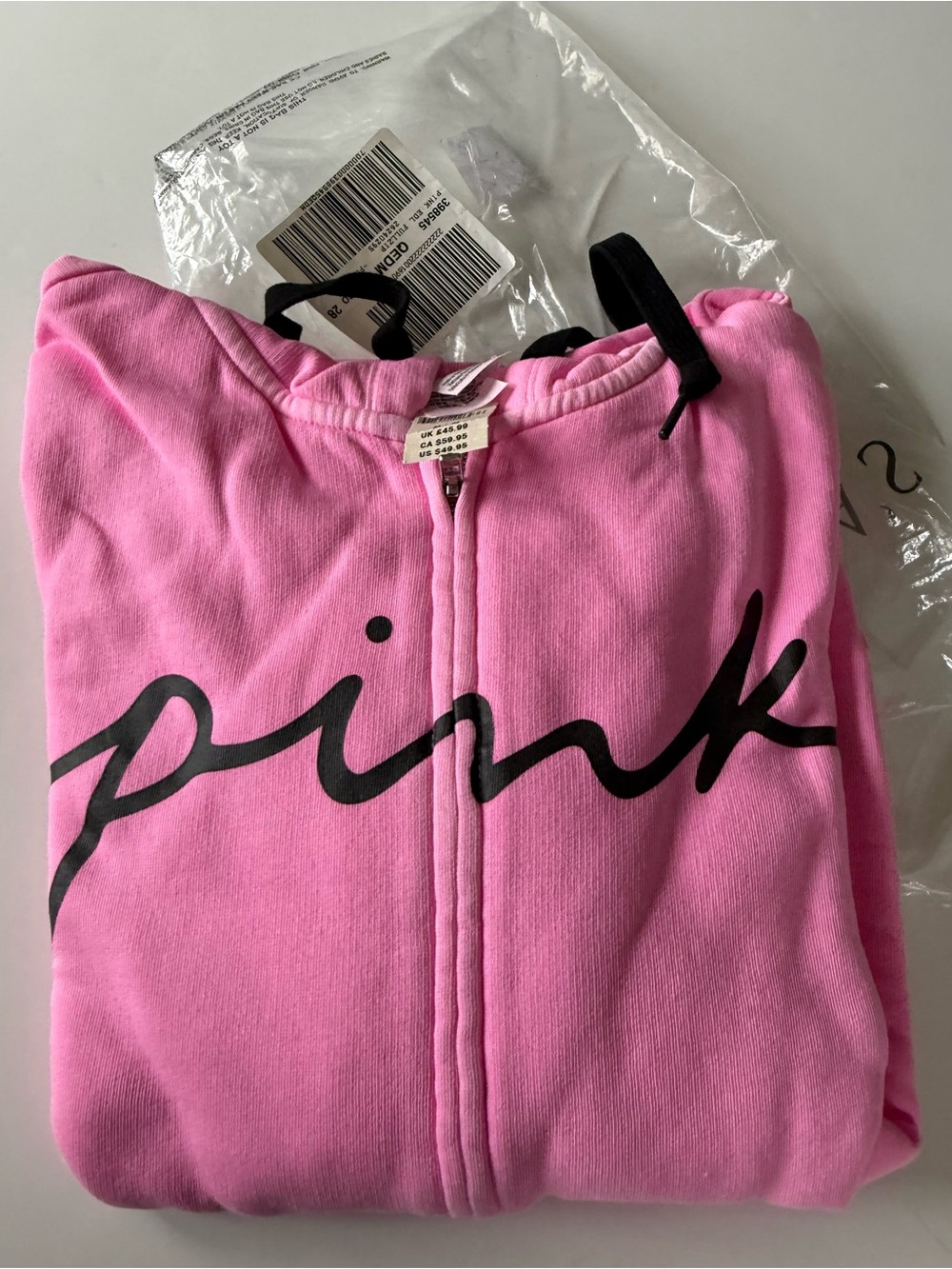 New women's medium Victoria's Secret hoodie jacket